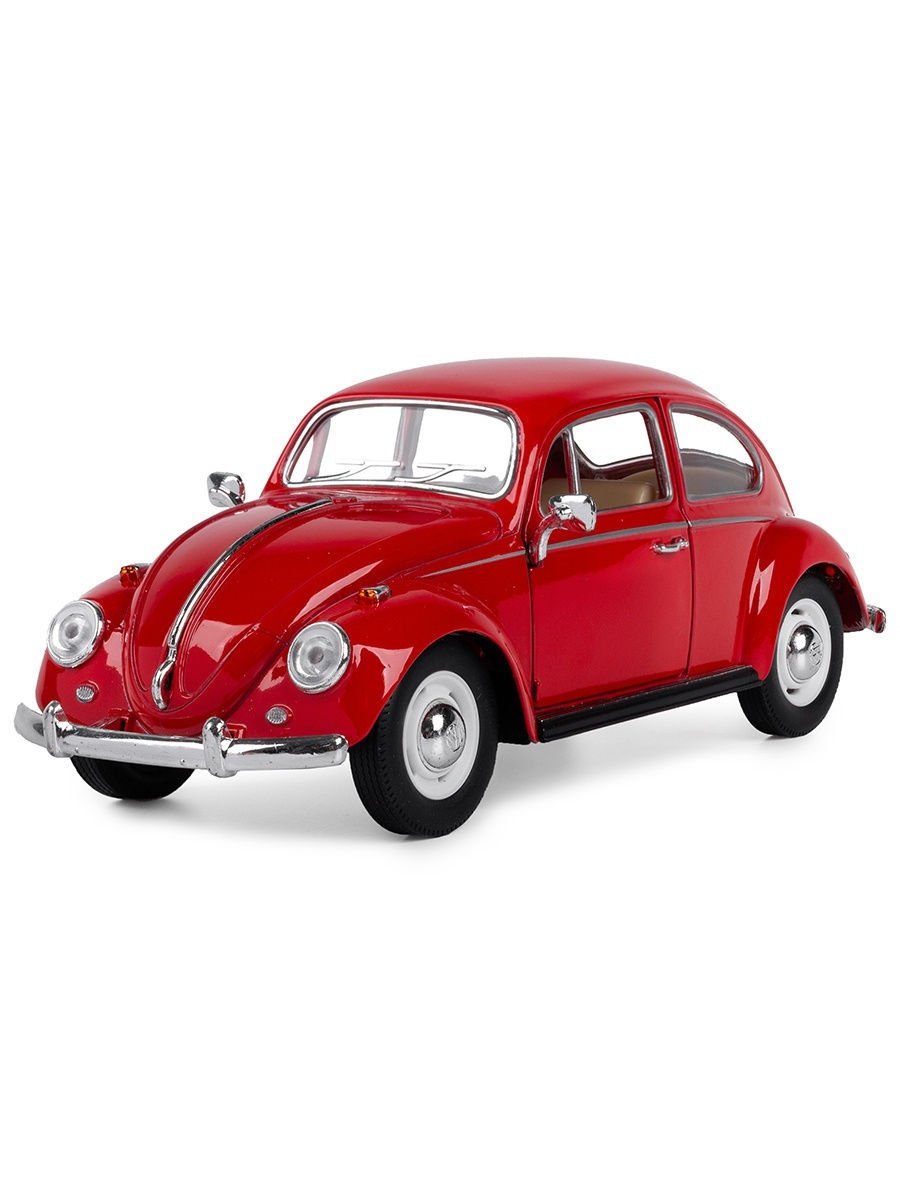 Металлическая машинка Kinsmart 1:24 «1967 Volkswagen Classical Beetle» KT7002D инерционная / Микс