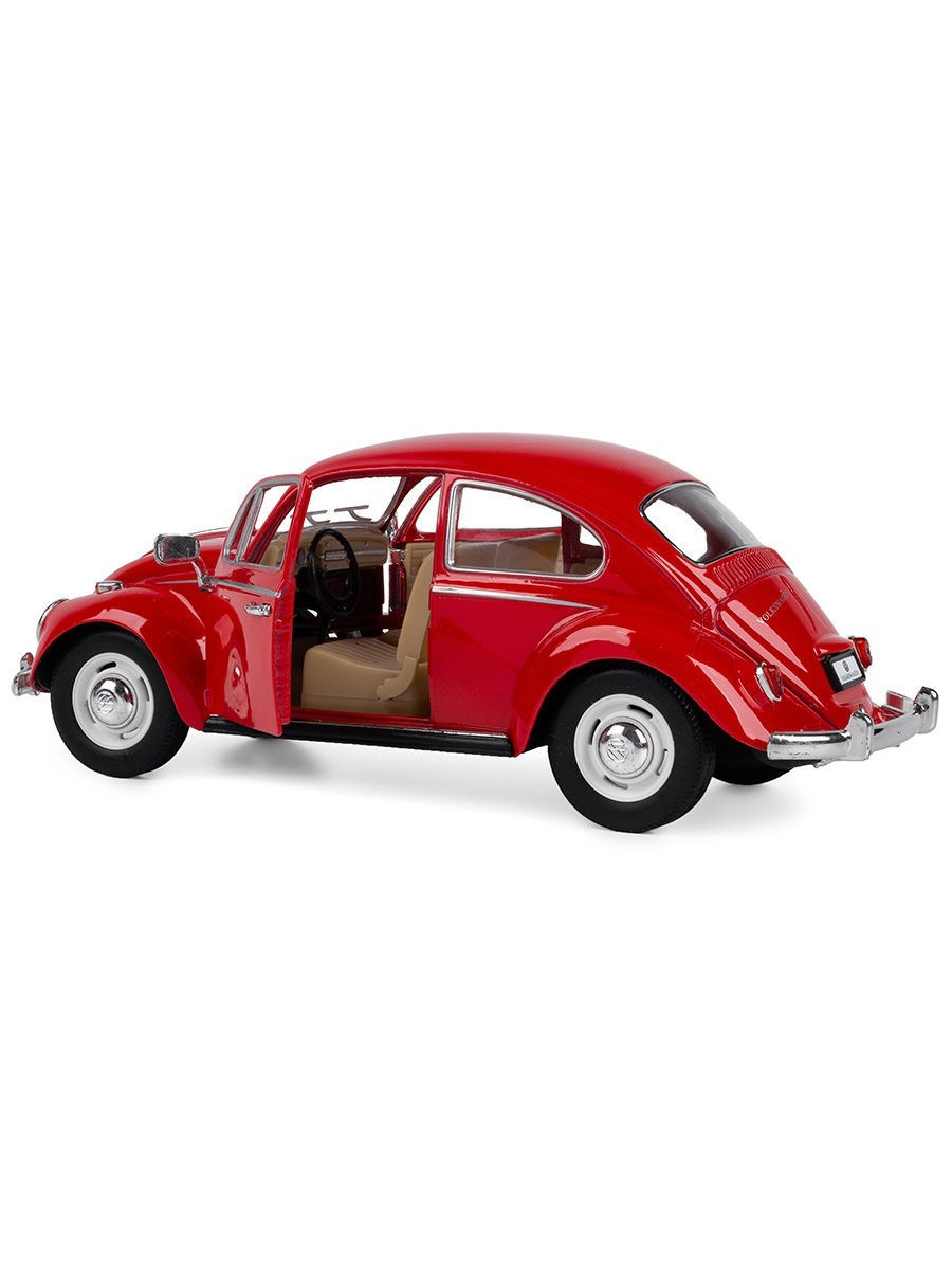 Металлическая машинка Kinsmart 1:24 «1967 Volkswagen Classical Beetle» KT7002D инерционная / Микс