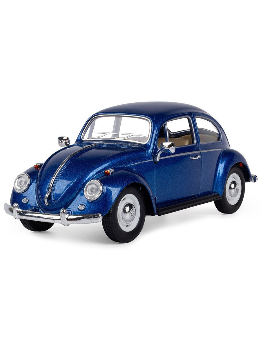 Металлическая машинка Kinsmart 1:24 «1967 Volkswagen Classical Beetle» KT7002D инерционная / Микс