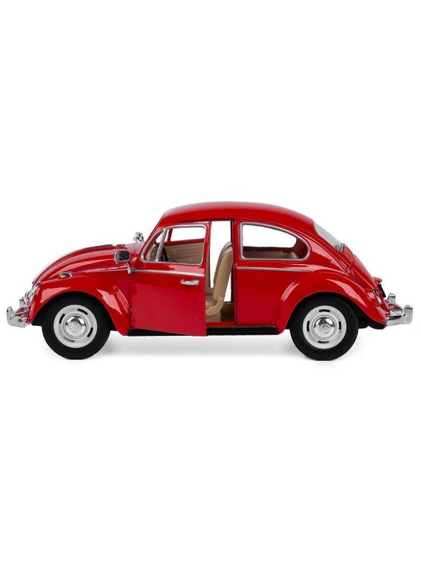 Металлическая машинка Kinsmart 1:24 «1967 Volkswagen Classical Beetle» KT7002D инерционная / Микс