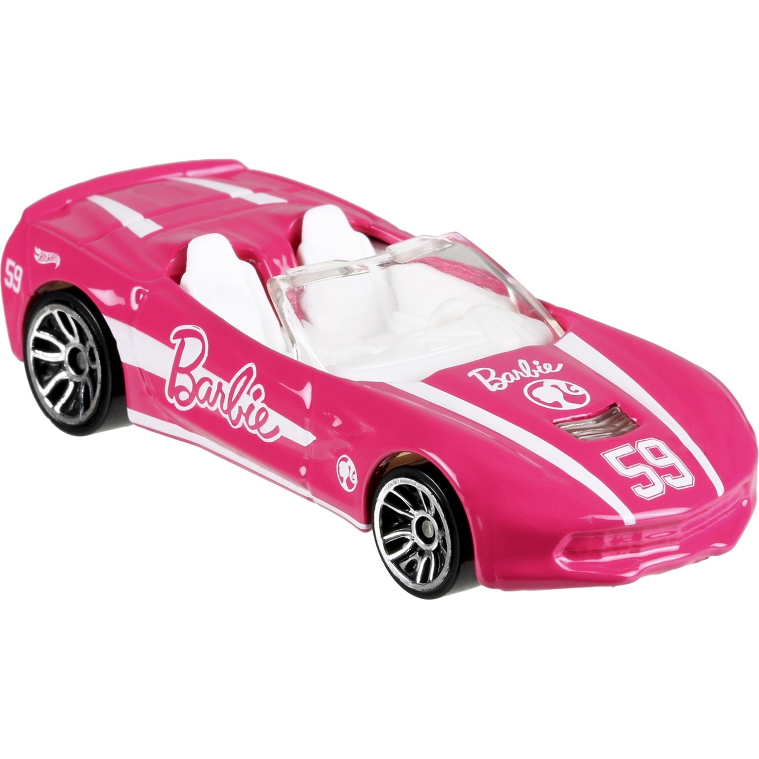 Машинка Базовая модель Hot Wheels «'14 Corvette Stingray Barbie Pink» 7/10