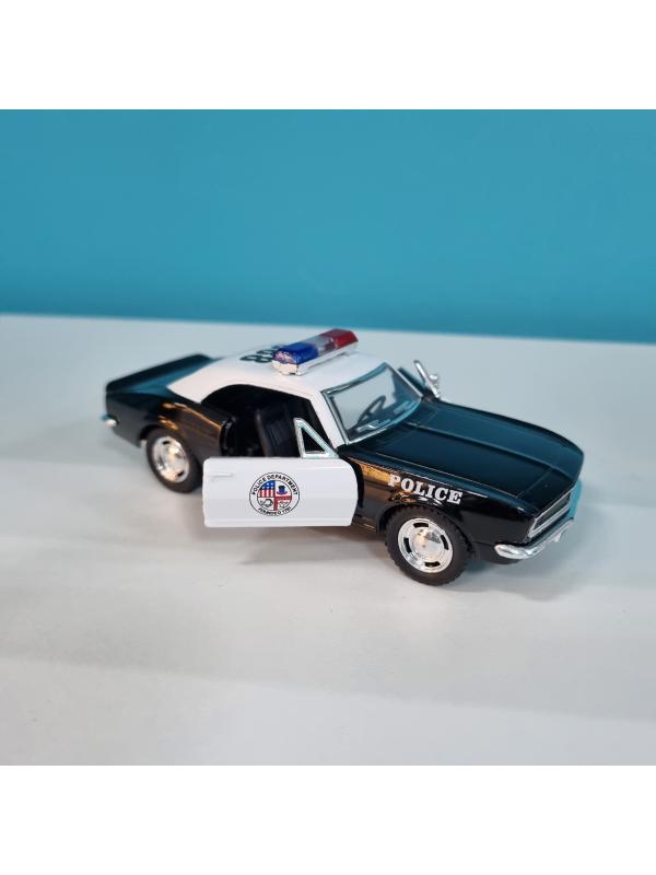 Металлическая машинка Kinsmart 1:37 «1967 Chevrolet Camaro Z/28 (Police)» KT5341DP, инерционная