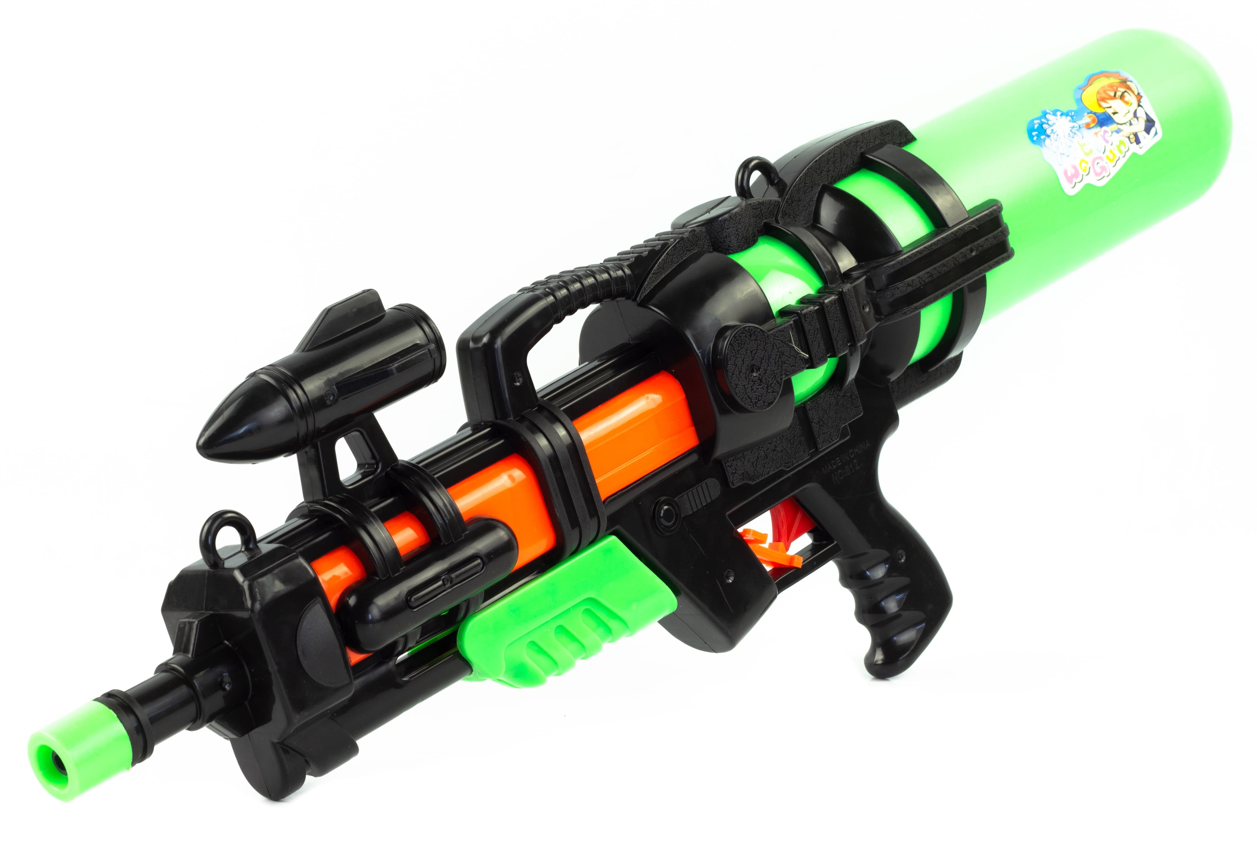 Водяной пистолет-бластер «Water Gun» 58 см. 812-1 / Черно-зеленый