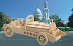 Сборная деревянная модель Чудо-Дерево Транспорт Мерседес (4 пластины)