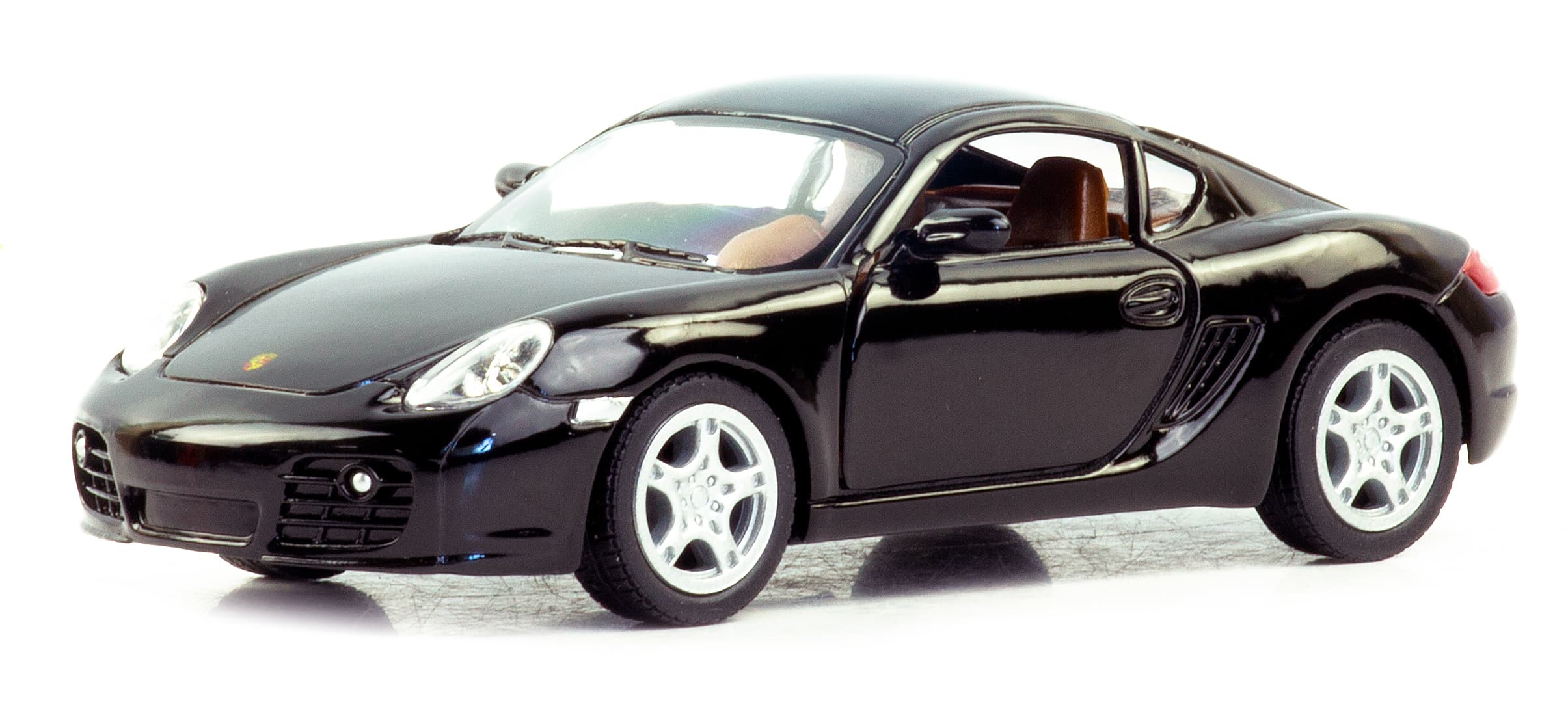 Металлическая машинка Kinsmart 1:34 «Porsche Cayman S» KT5307D, 12,5 см., инерционная / Микс