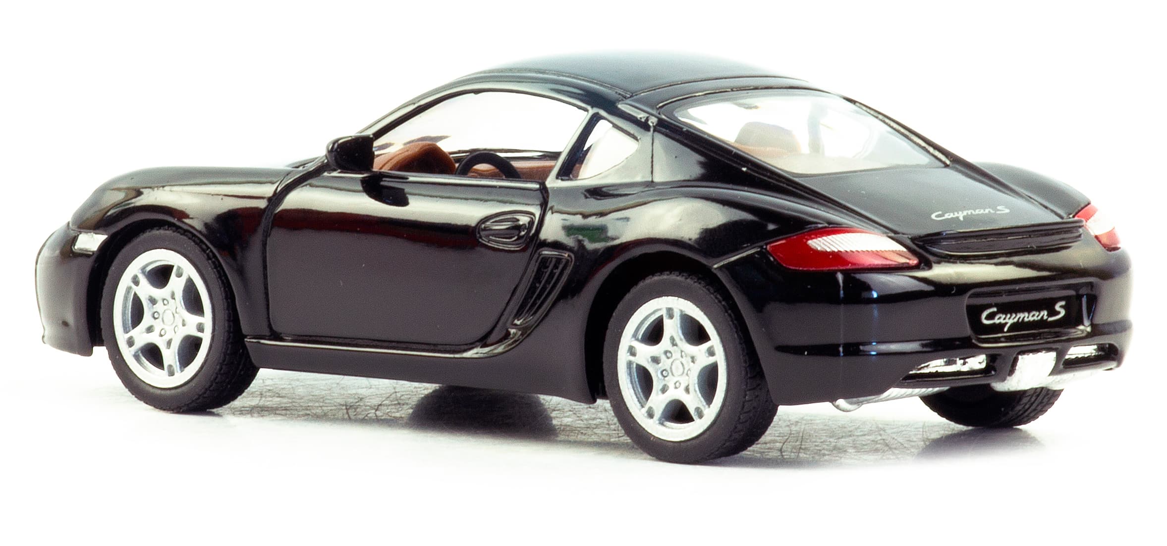 Металлическая машинка Kinsmart 1:34 «Porsche Cayman S» KT5307D, 12,5 см., инерционная / Микс