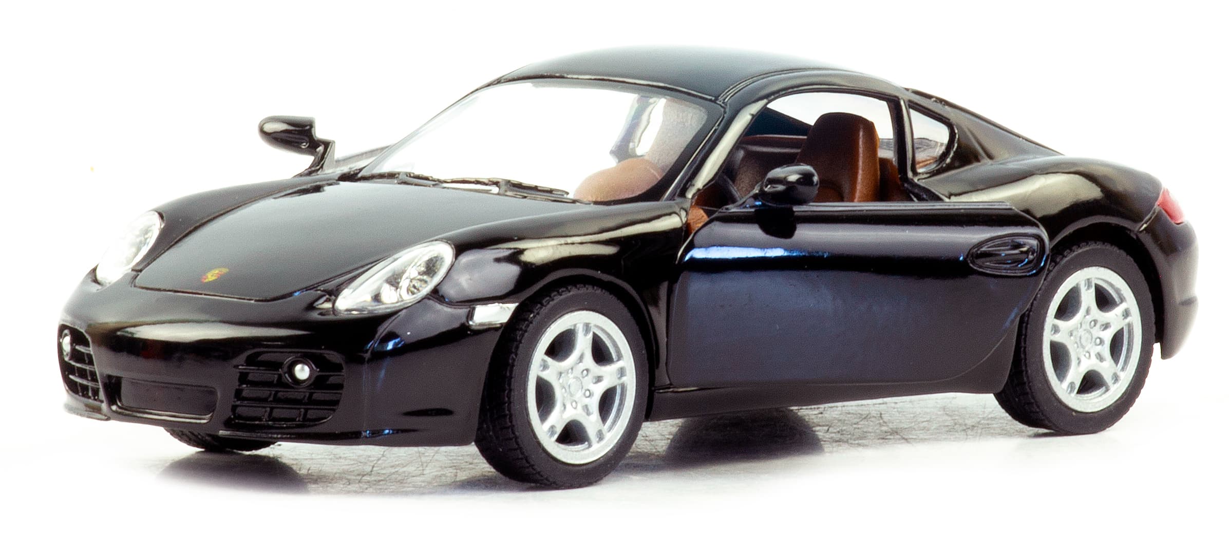 Металлическая машинка Kinsmart 1:34 «Porsche Cayman S» KT5307D, 12,5 см., инерционная / Микс