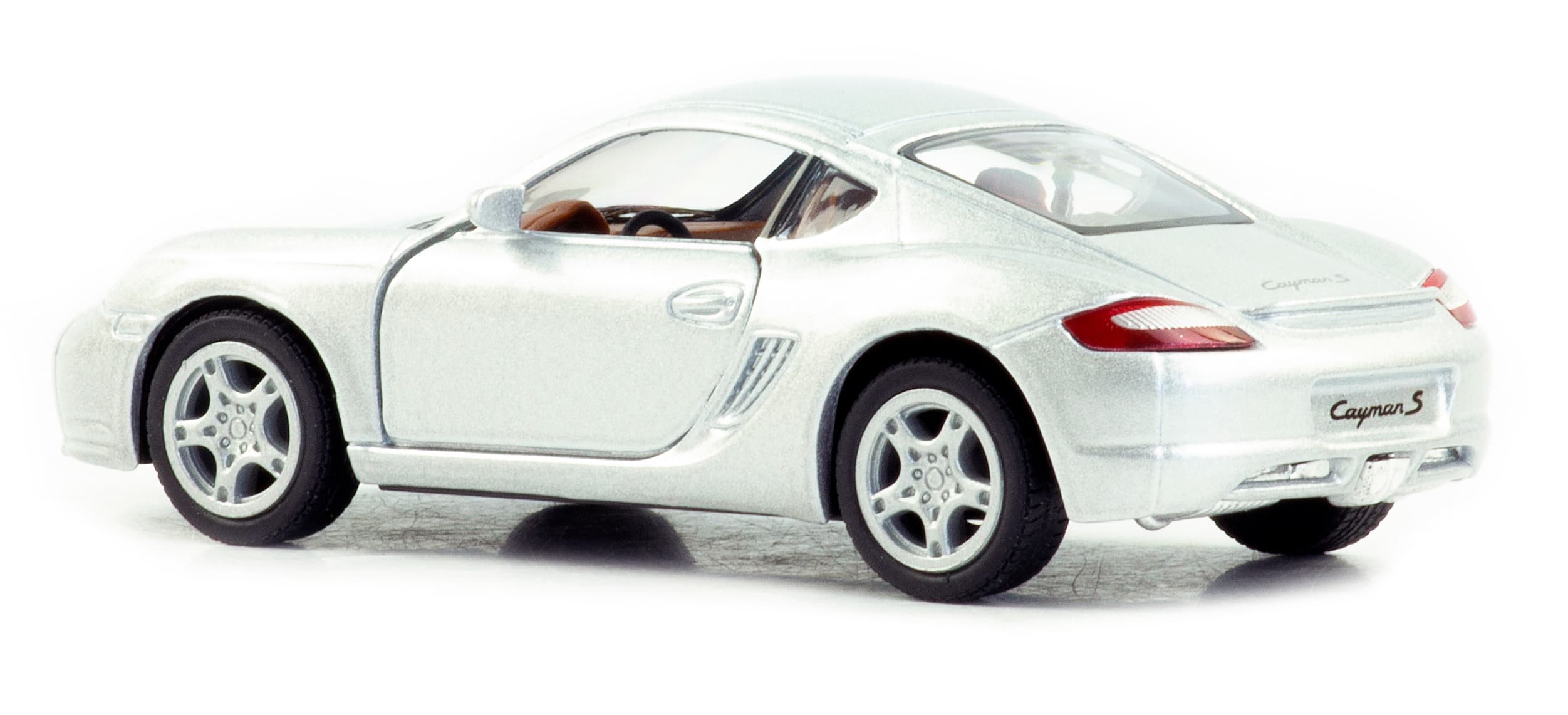 Металлическая машинка Kinsmart 1:34 «Porsche Cayman S» KT5307D, 12,5 см., инерционная / Микс