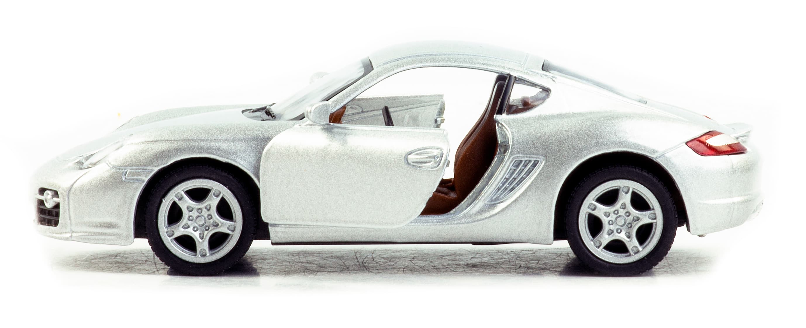 Металлическая машинка Kinsmart 1:34 «Porsche Cayman S» KT5307D, 12,5 см., инерционная / Микс