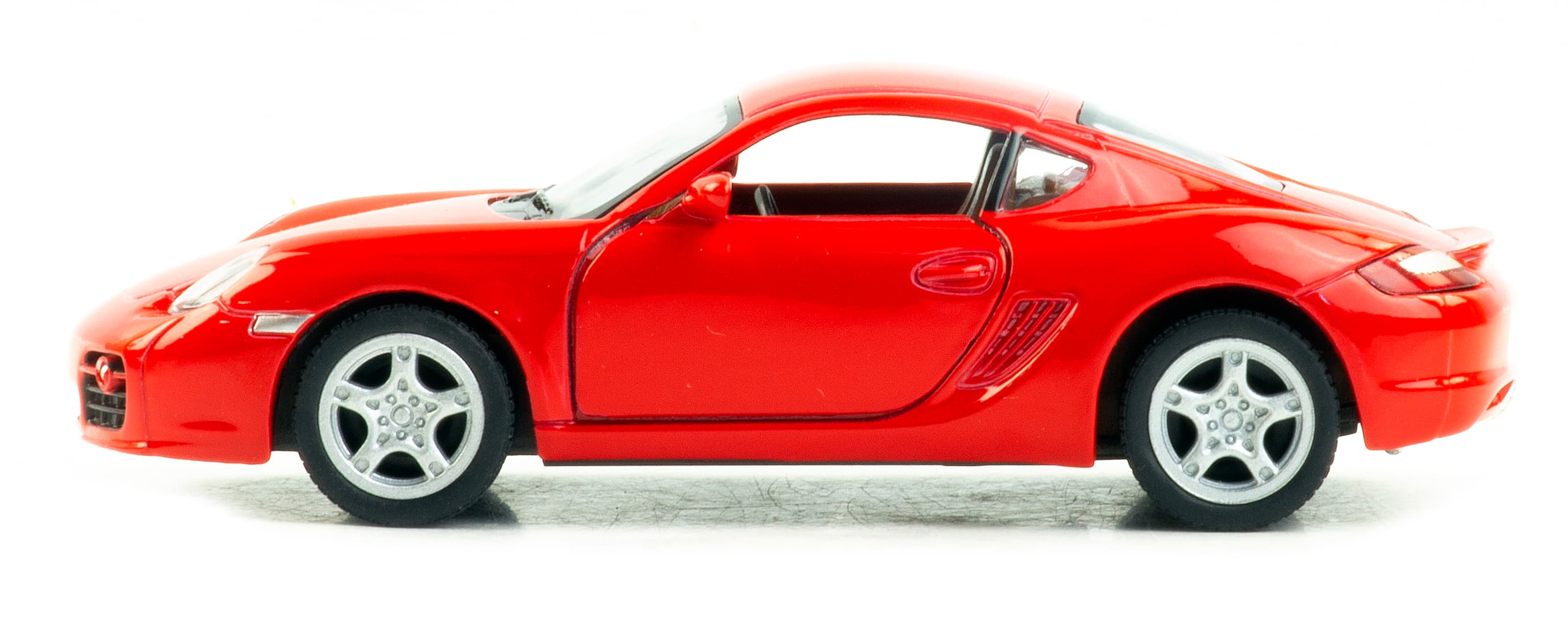 Металлическая машинка Kinsmart 1:34 «Porsche Cayman S» KT5307D, 12,5 см., инерционная / Микс
