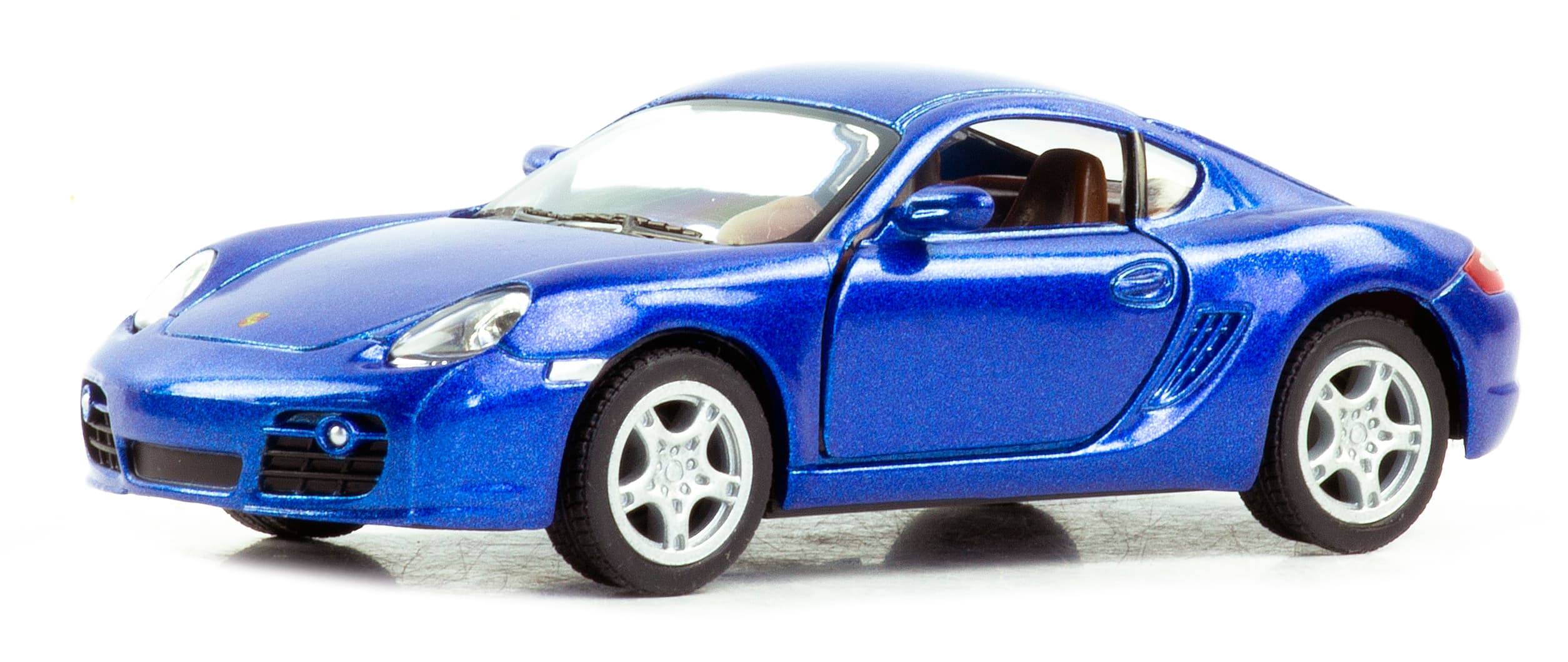Металлическая машинка Kinsmart 1:34 «Porsche Cayman S» KT5307D, 12,5 см., инерционная / Микс