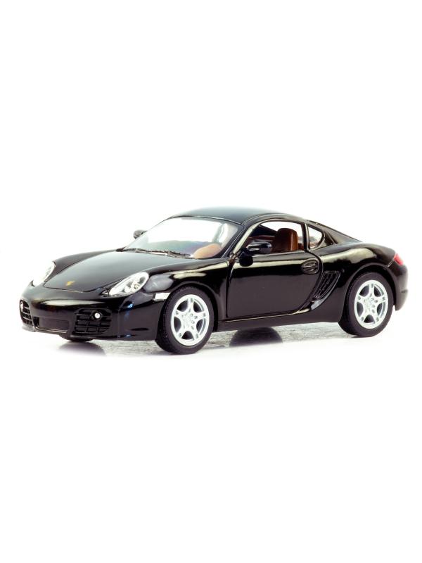 Металлическая машинка Kinsmart 1:34 «Porsche Cayman S» KT5307D, 12,5 см., инерционная / Микс