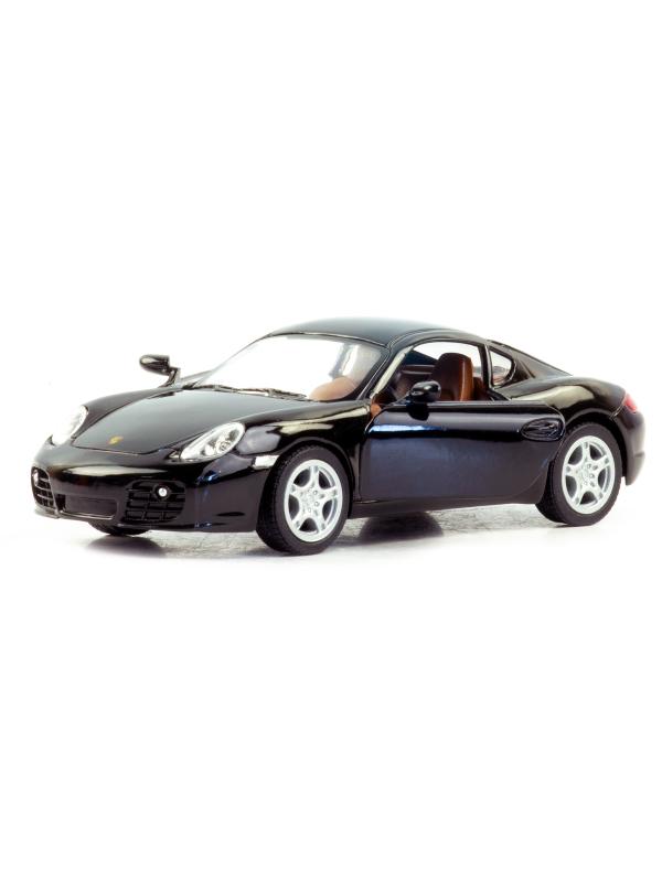 Металлическая машинка Kinsmart 1:34 «Porsche Cayman S» KT5307D, 12,5 см., инерционная / Микс