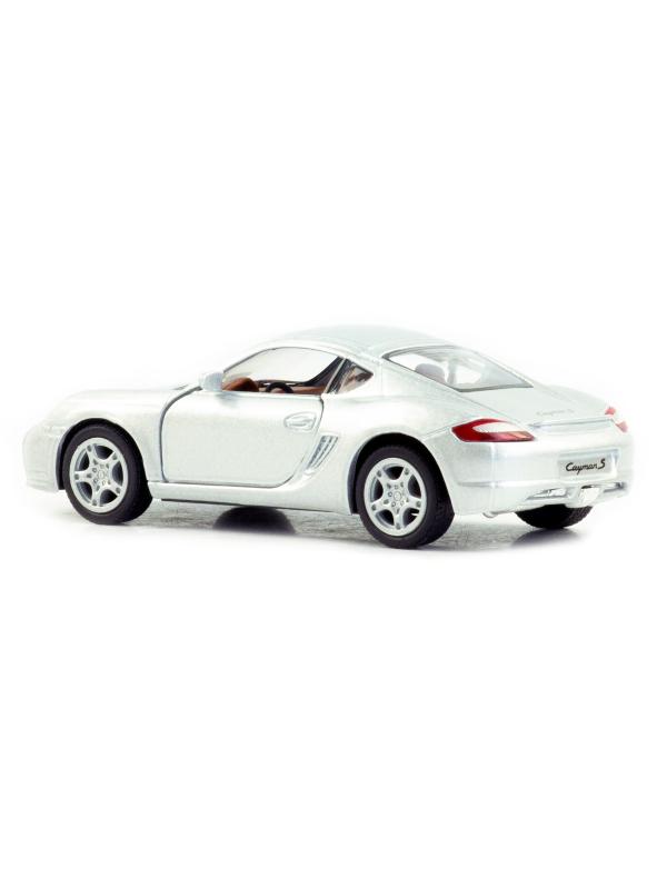 Металлическая машинка Kinsmart 1:34 «Porsche Cayman S» KT5307D, 12,5 см., инерционная / Микс