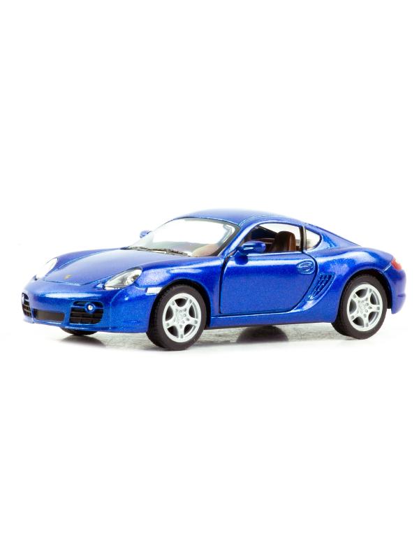 Металлическая машинка Kinsmart 1:34 «Porsche Cayman S» KT5307D, 12,5 см., инерционная / Микс