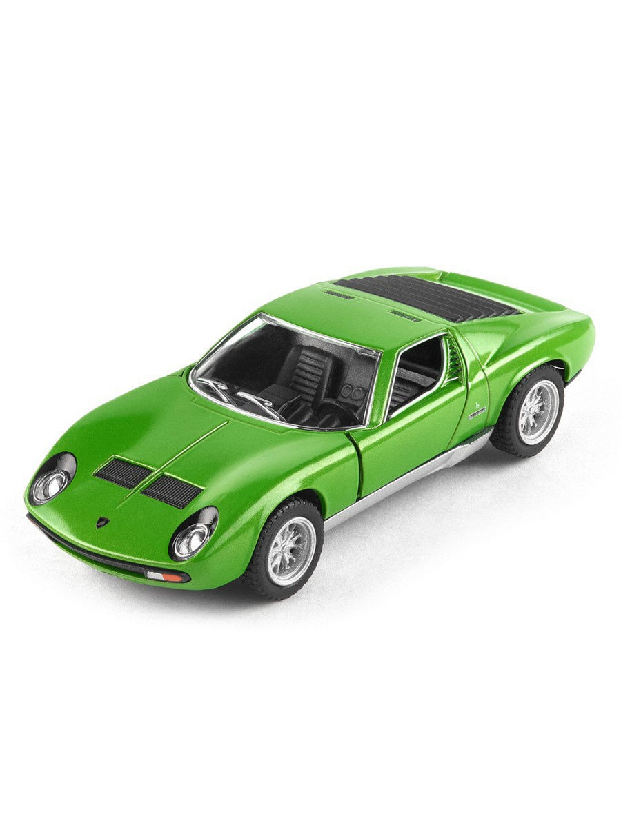 Металлическая машинка Kinsmart 1:34 «1971 Lamborghini Miura P400 SV» KT5390D, инерционная / Микс
