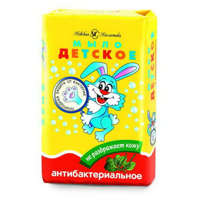 Мыло детское Невская косметика с антибактериальным эффектом 90г