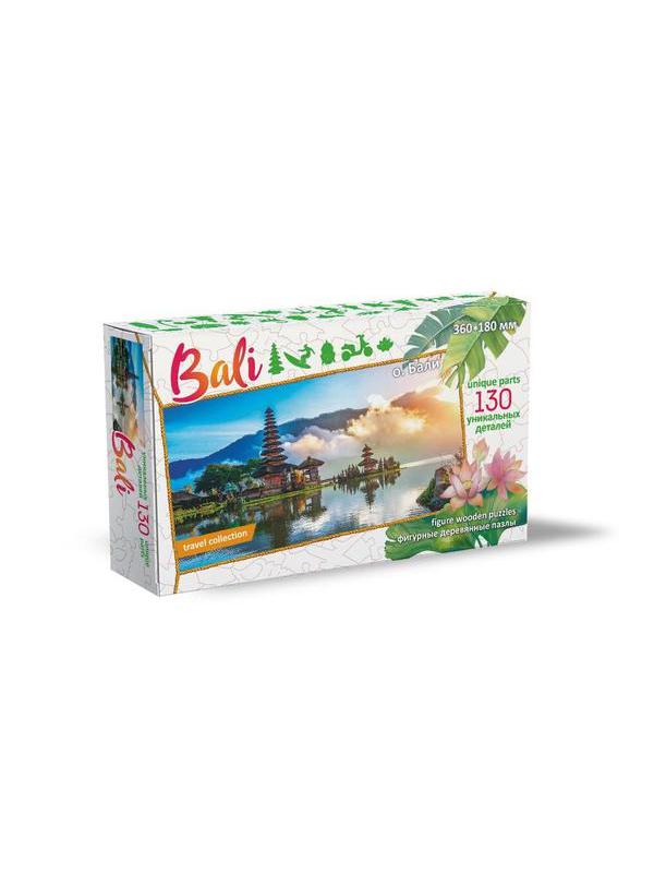 Пазл Нескучные игры Travel Collection о. Бали 130 деталей, фигурный, деревянный