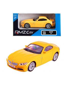 Машинка металлическая Uni-Fortune RMZ City 1:43 BMW Z4 , Цвет Жёлтый