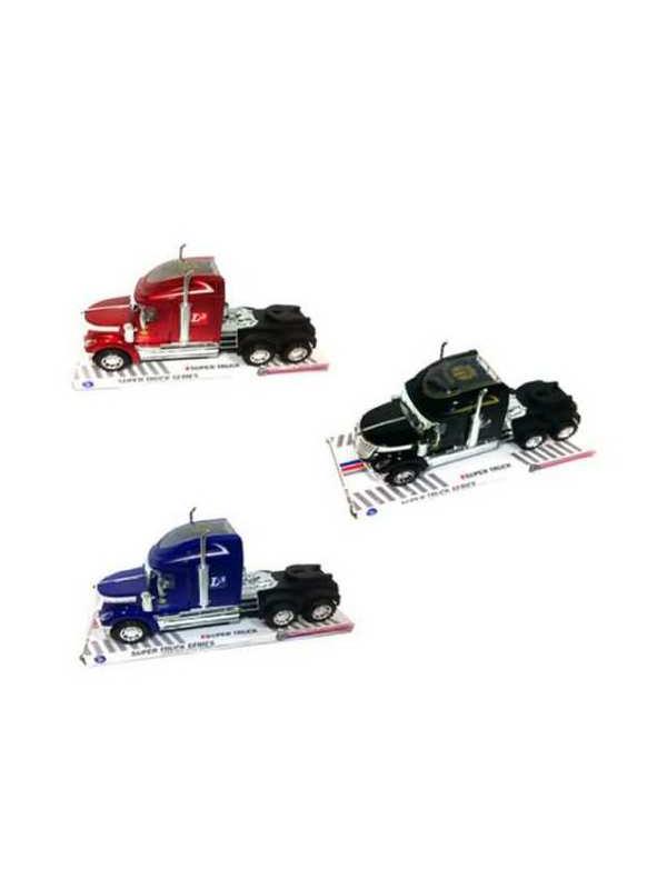 Тягач инерционный со световыми и звуковыми эффектами, 3 цвета в ассортименте