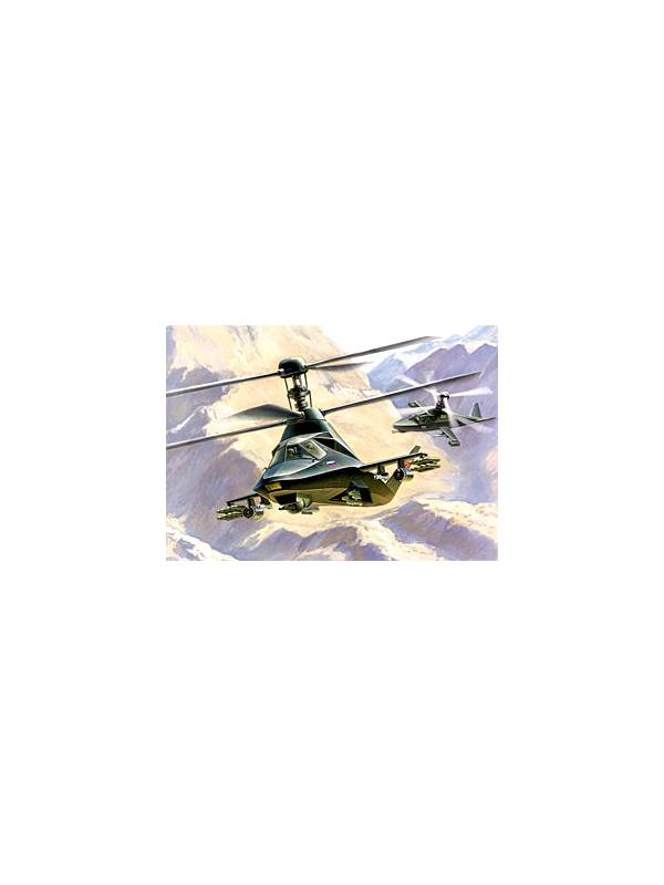 Набор подарочный-сборка Вертолет Ка-58 Черный призрак