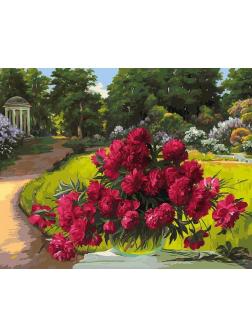 Набор для творчества Белоснежка картина по номерам на холсте Лето в Архангельском 40 на 50 см