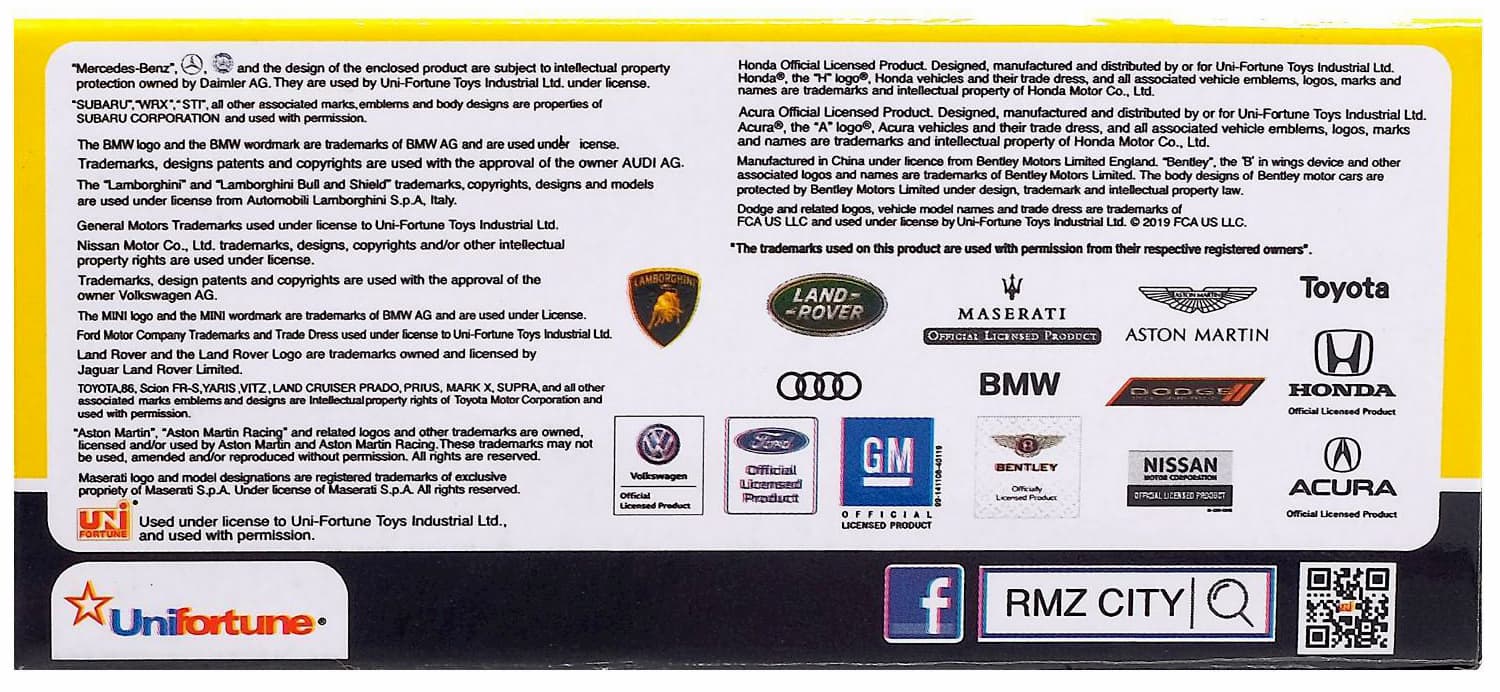 Машинка металлическая RMZ City 1:64 «BMW X6» 3002, без механизмов / Черный матовый