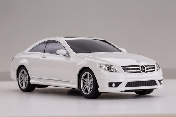 Машинка на радиоуправлении RASTAR Mercedes CL63 AMG, цвет белый 40MHZ, 1:24