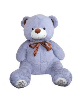 Мягкая игрушка Медведь плюшевый серый 80 см