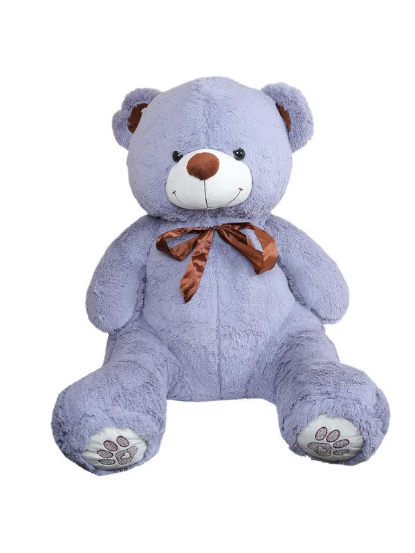 Мягкая игрушка Медведь плюшевый серый 80 см