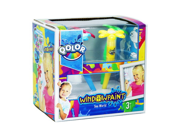 Набор фломастер-кисточка, краски акриловые &