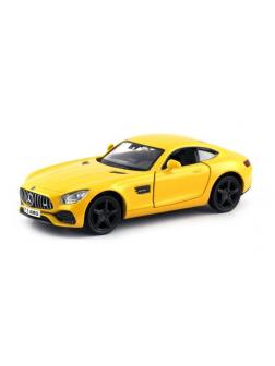 Машинка металлическая Uni-Fortune RMZ City 1:32 Mercedes-Benz GT S AMG 2018 (цвет желтый)