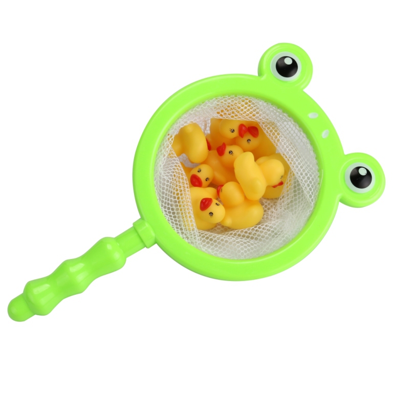 Набор для ванной Abtoys Веселое купание. Сачок с 10 утятами