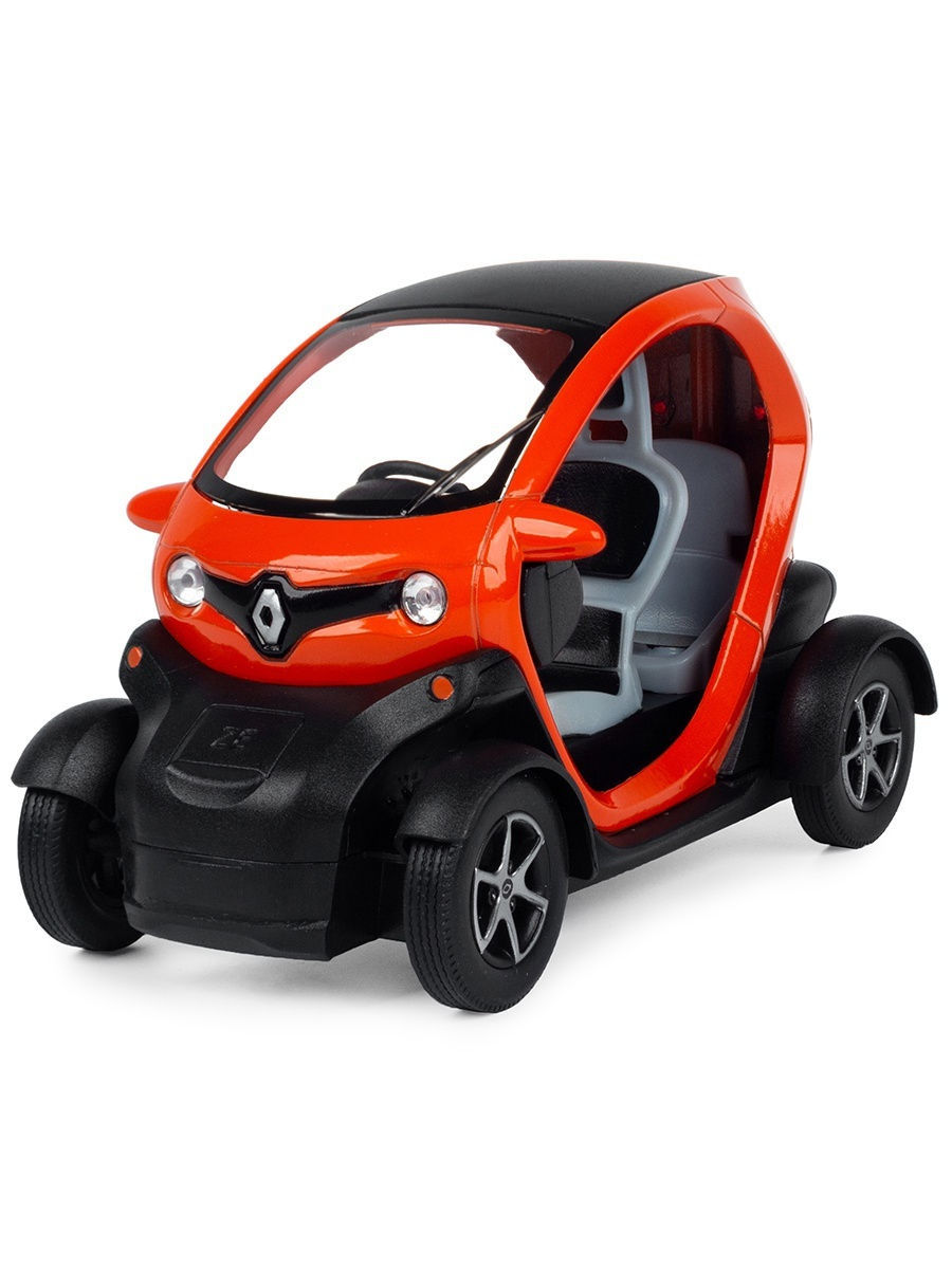 Металлическая машинка Kinsmart 1:18 «Renault Twizy» KT5111D, инерционная / Микс