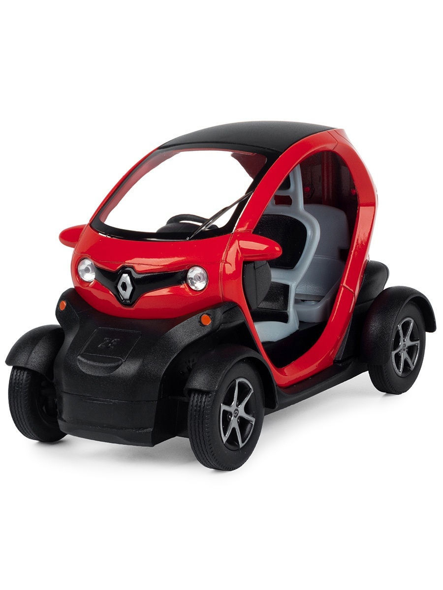 Металлическая машинка Kinsmart 1:18 «Renault Twizy» KT5111D, инерционная / Микс