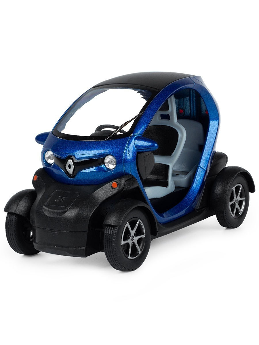 Металлическая машинка Kinsmart 1:18 «Renault Twizy» KT5111W, инерционная в коробке / Микс