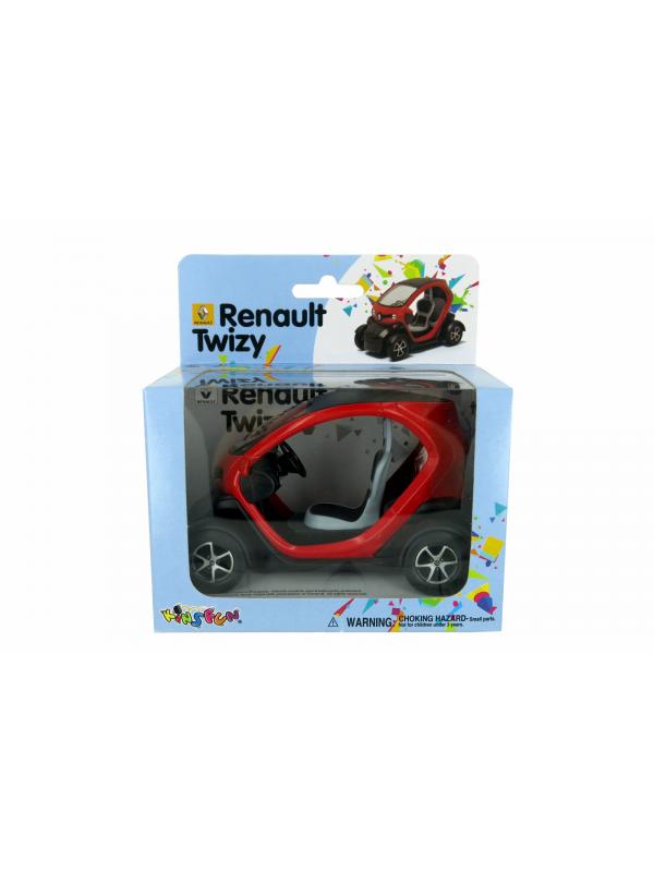 Металлическая машинка Kinsmart 1:18 «Renault Twizy» KT5111W, инерционная в коробке / Микс