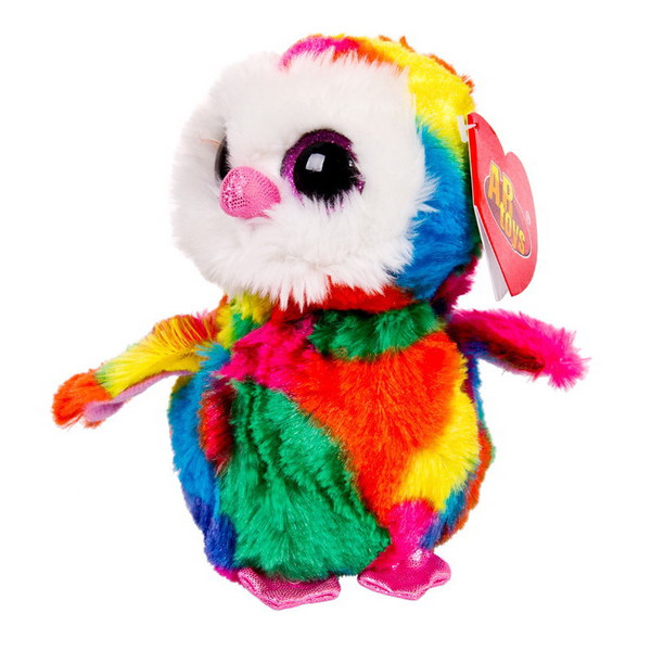 Совенок мультиколор, 15 см