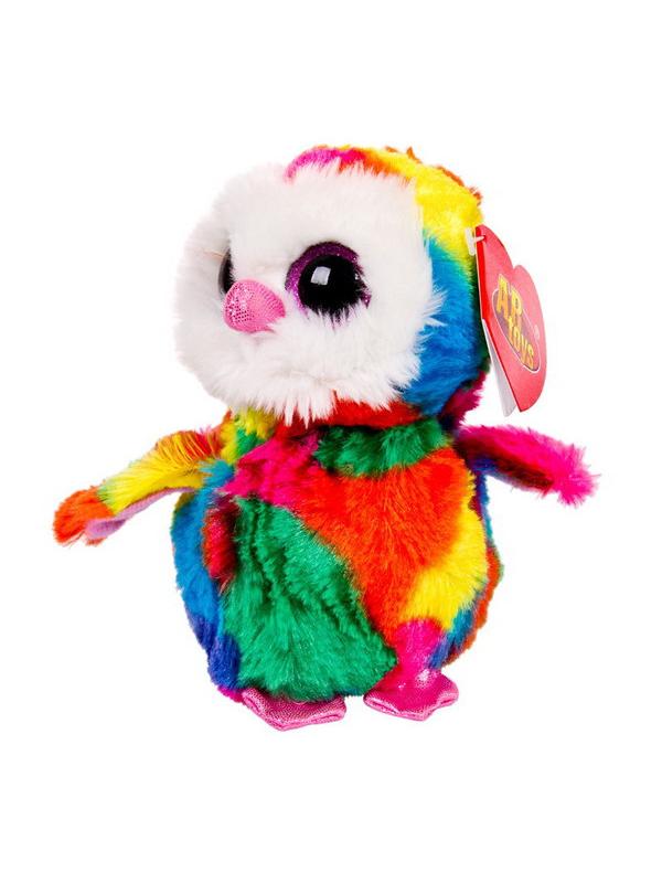 Совенок мультиколор, 15 см