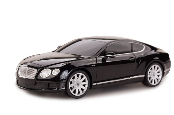 Машинка на радиоуправлении RASTAR Bentley Continental GT speed, цвет чёрный 27MHZ, 1:24