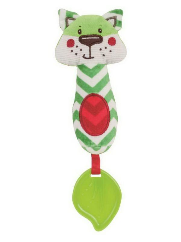 Игрушка-пищалкa Canpol Babies Forest Friends Лисенок зеленый