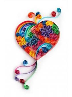 Набор для детского творчества. Набор для квиллинга Профи. ЯРКОЕ СЕРДЦЕ