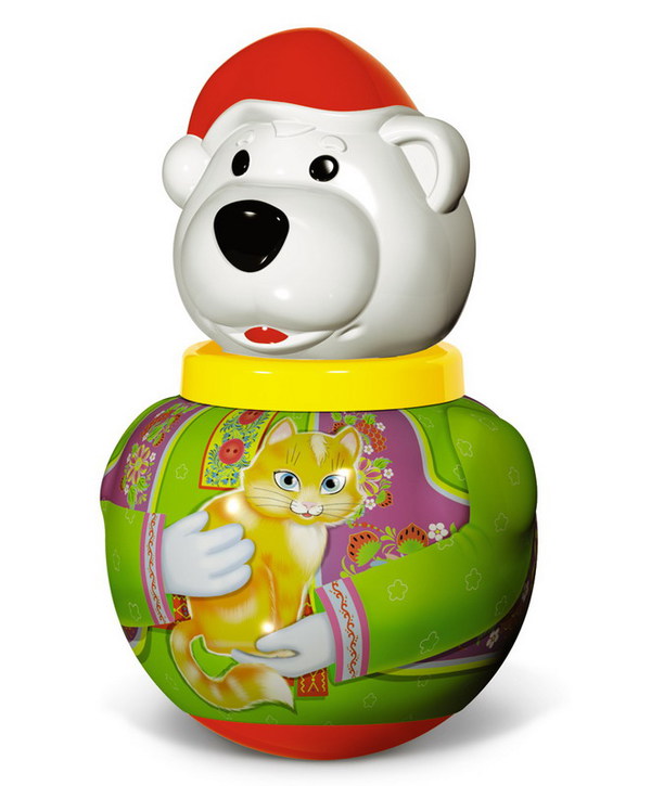 Неваляшка малая Белый медведь &