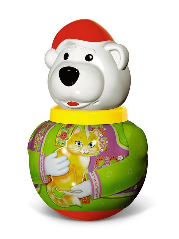 Неваляшка малая Белый медведь &