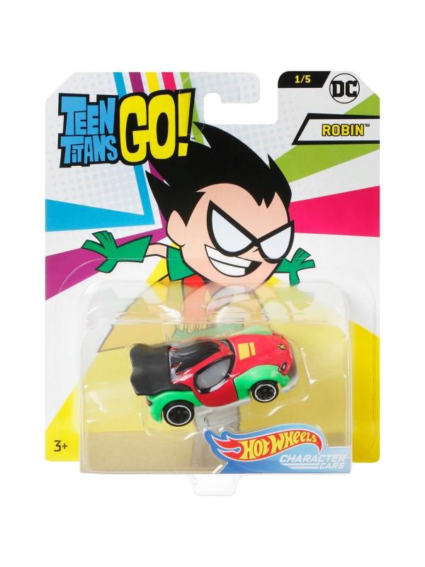 Машинка Hot Wheels Teen Titans Go «Робин» FLJ10