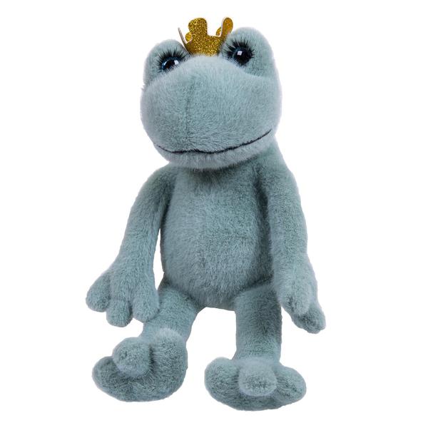 Реснички. Лягушка-царевна зеленая 20 см, игрушка мягкая