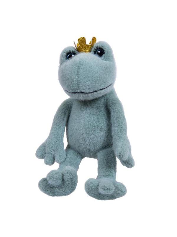 Реснички. Лягушка-царевна зеленая 20 см, игрушка мягкая