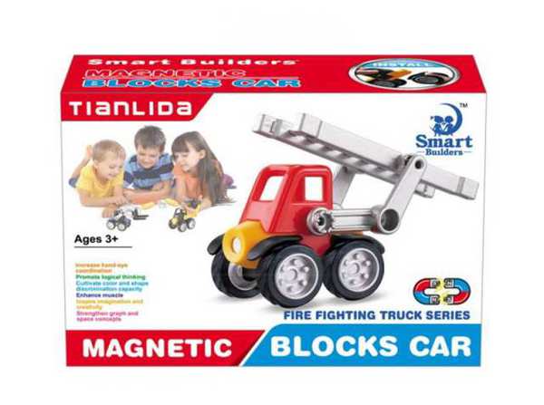 Конструктор Tianlida. Пожарная машинка, цвета в ассортименте