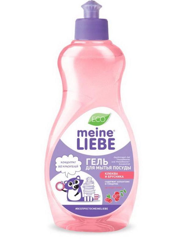 Гель для мытья посуды MEINE LIEBE Клюква и брусника , концентрат 500 мл