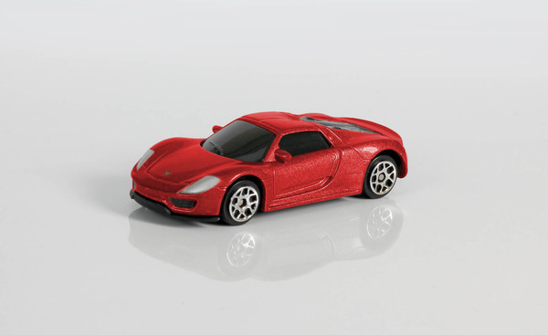Машинка металлическая Uni-Fortune RMZ City 1:64 Porsche 918 Spyder, без механизмов, (красный)